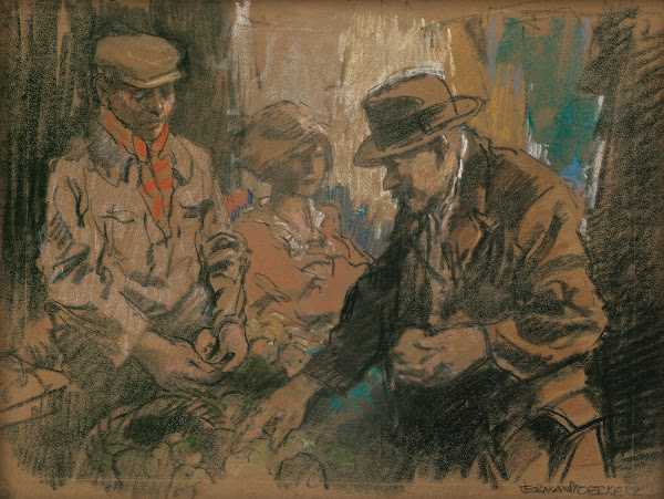 Fruit stall 20th century