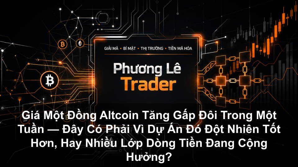 Giá Một Đồng Altcoin Tăng Gấp Đôi Trong Một Tuần — Đây Có Phải Vì Dự Án Đó Đột Nhiên Tốt Hơn, Hay Nhiều Lớp Dòng Tiền Đang Cộng Hưởng?