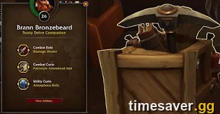 Brann Bronzebeard, the Trusty Delve Companion, levels up alongside you across a WoW Midnight Season 2 Delve