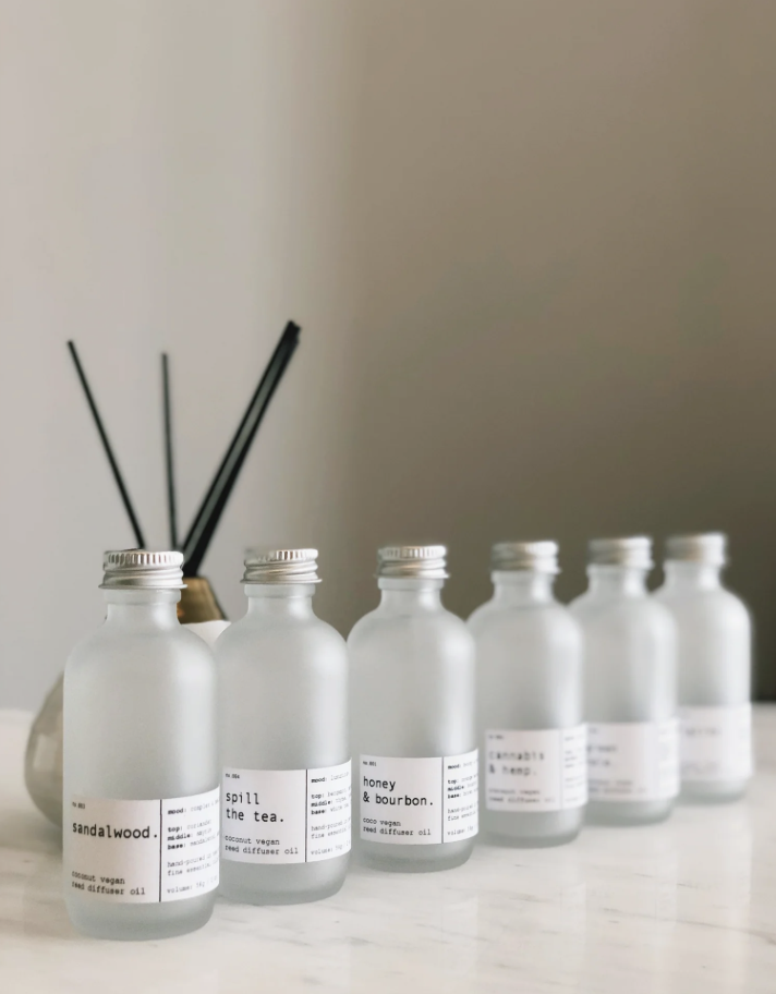 Alibi NYC: Coconut Vegan Reed Diffuser Oil