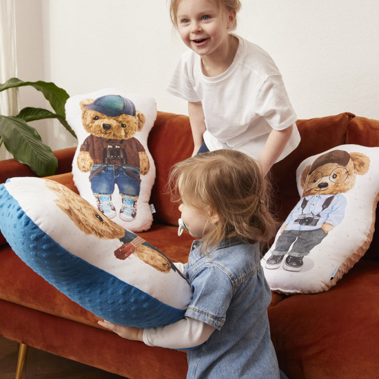 Подушка Cebababy Cuddie Fluffy Puffy Bart хлопчик