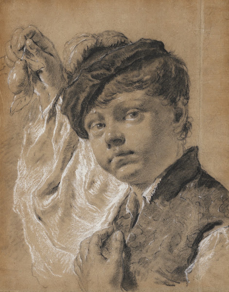 A Boy Holding a Pear 1737