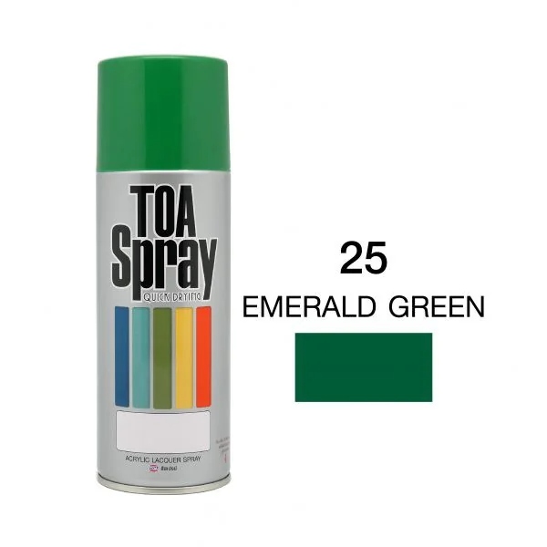 TOA สีสเปรย์ #25 EMERALD GREEN