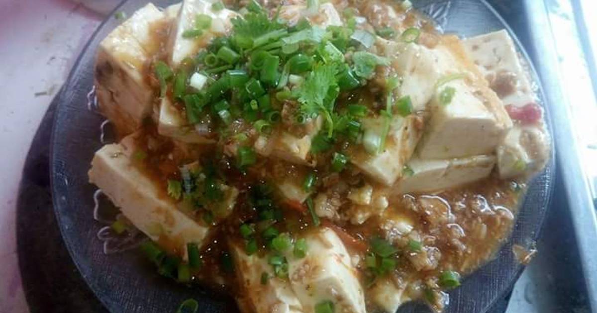 Đậu phụ sốt thịt