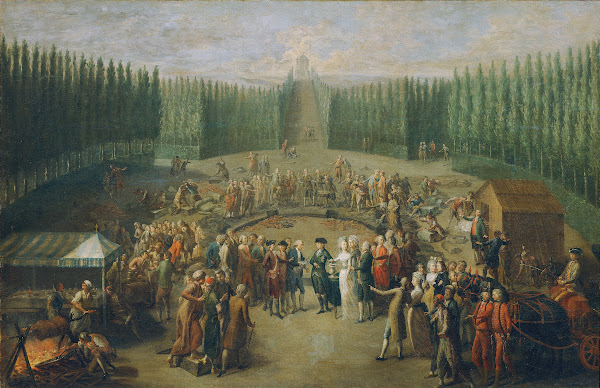 Die Grundsteinlegung des Concordiatempels in Laxenburg 1795