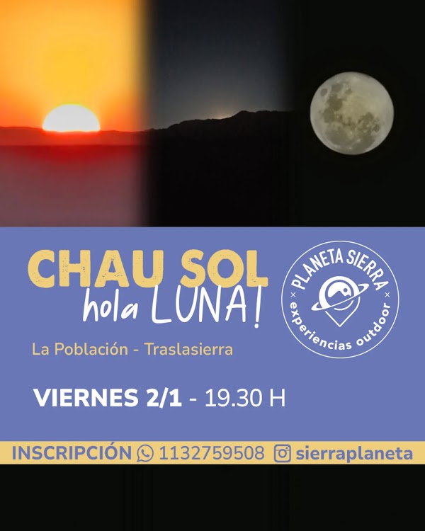 CHAU SOL! HOLA LUNA!