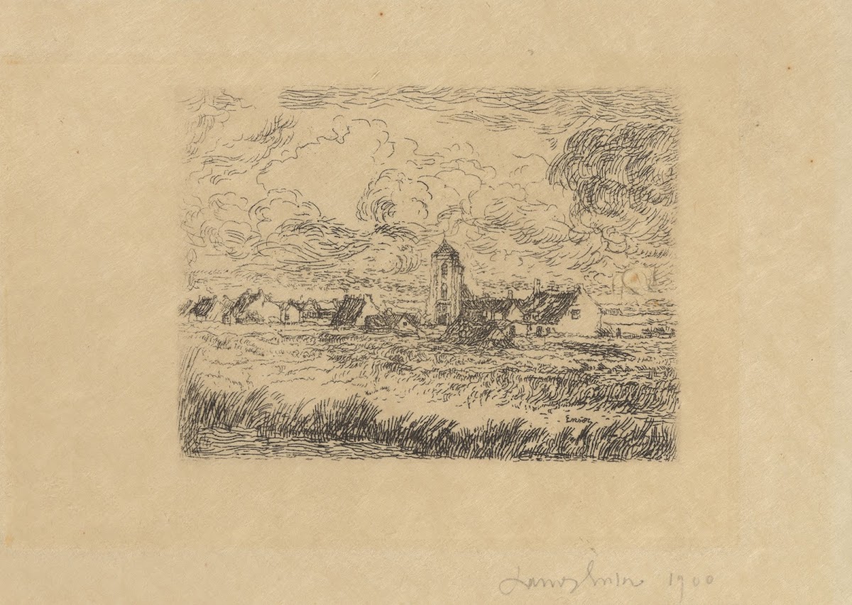 Klein gezicht op Mariakerke 1887
