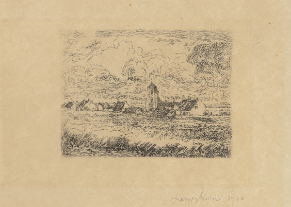 Klein gezicht op Mariakerke 1887