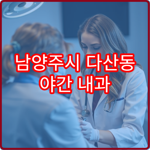 남양주시 다산동 야간 내과 복통 발열 진료 가능한 병원 정보