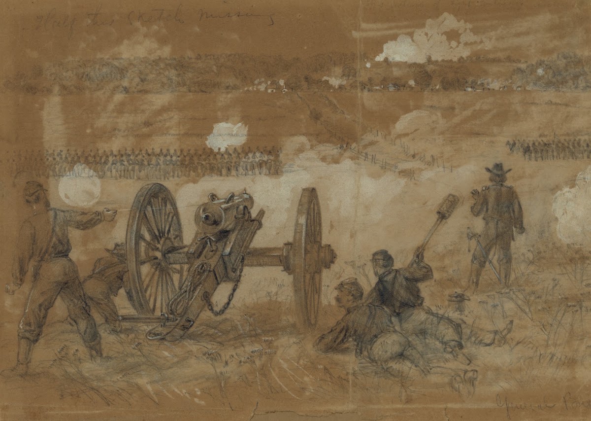 Reconnoisance by Bufords Cavalry towards the Rapidan river 1863
