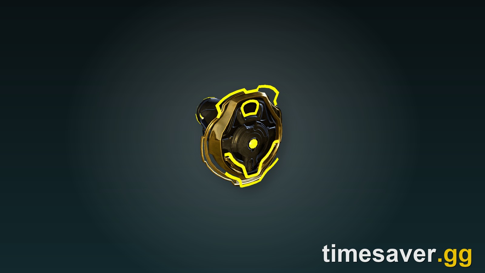 An Ayatan Amber Star in Warframe, worth 100 Endo dissolved or considerably more when socketed into a Sculpture.