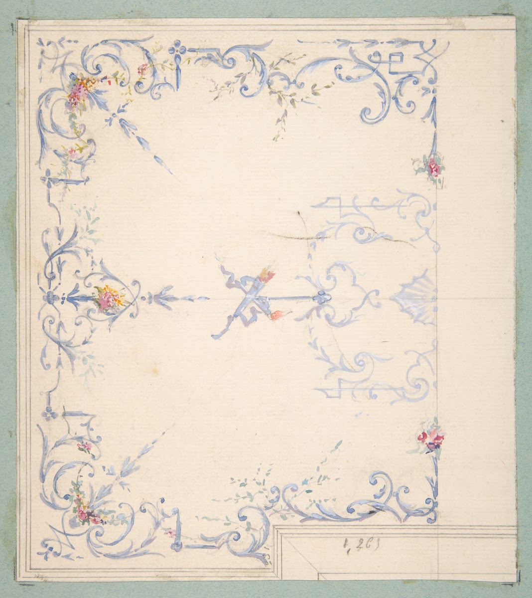 Design for a ceiling 19th Century