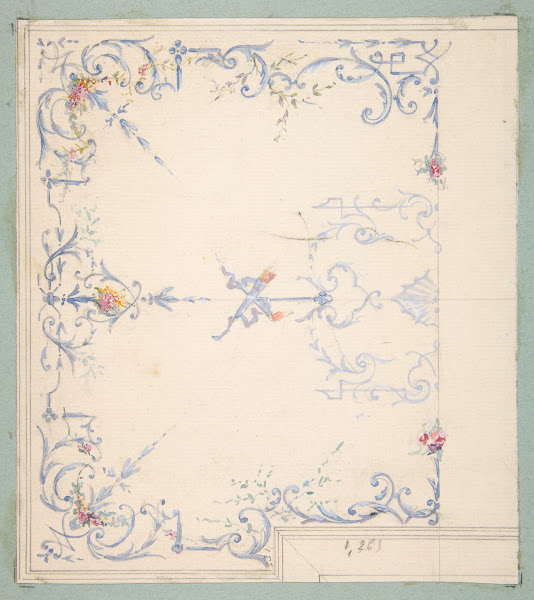 Design for a ceiling 19th Century