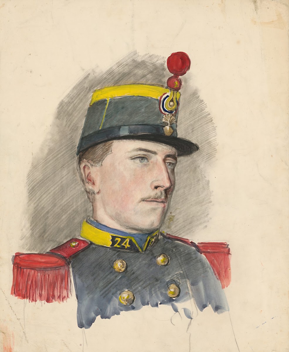 Portrait of a soldier 18801900