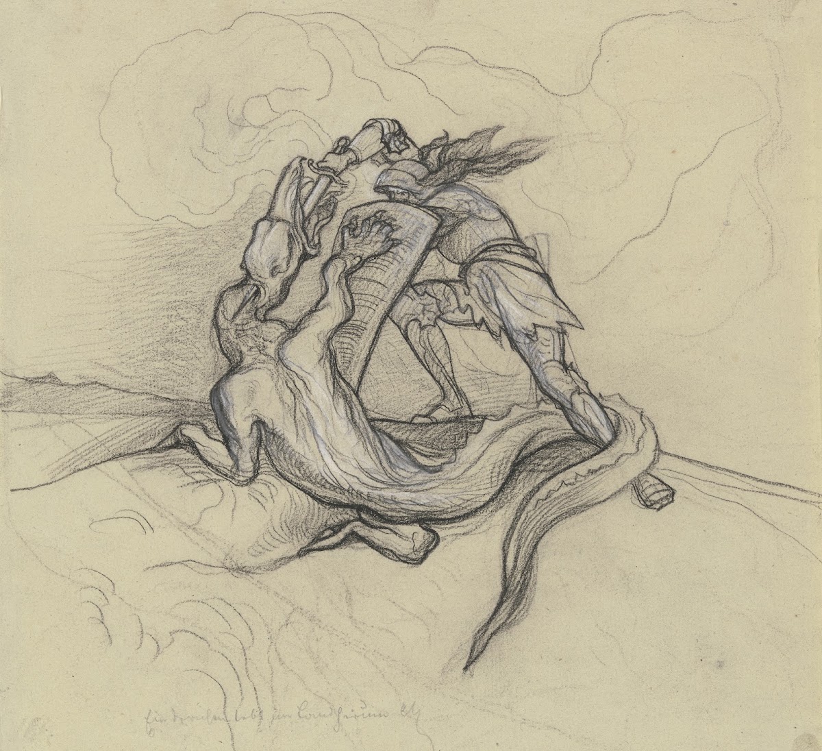 Siegfried tötet den Drachen