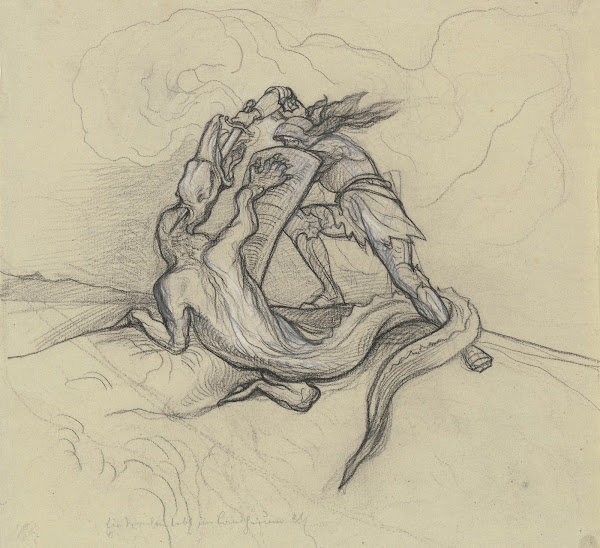 Siegfried tötet den Drachen
