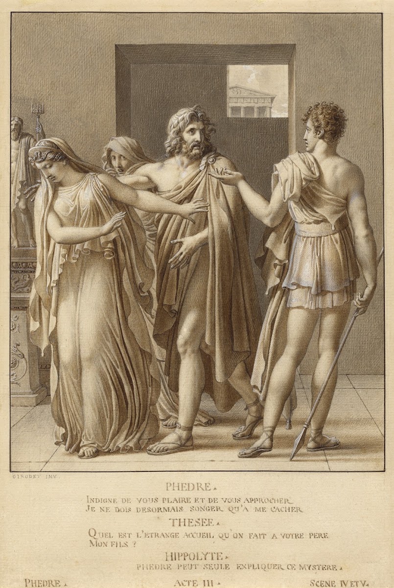 Phaedra Rejecting the Embraces of Theseus 1800