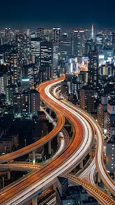 Futuristic Digital Grid with Neon Blue Glow