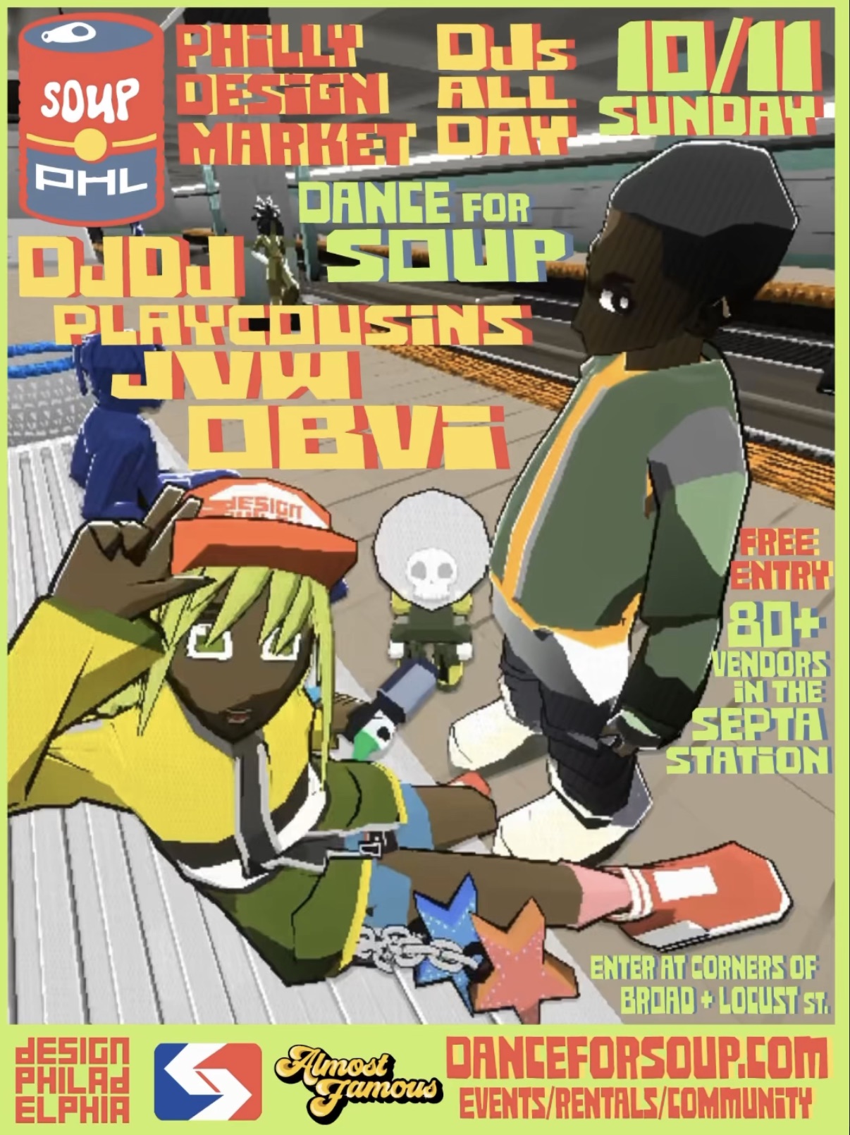 Flyer for Philly Design Market