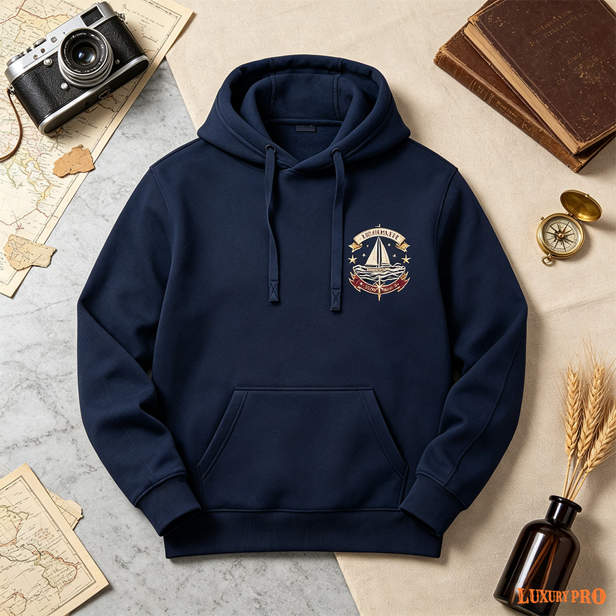 AOP Double‑Stitched Hoodie‑200g Air Layer Fabric