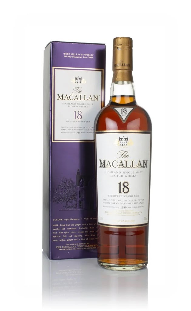 The Macallan 18 Year Old 1989 Sherry Oak 70cl Whisky