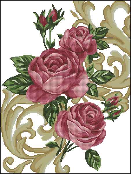 CMP 171407 Carving And Flowers