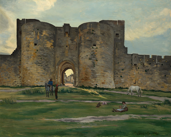Porte de la Reine at Aigues Mortes 1867