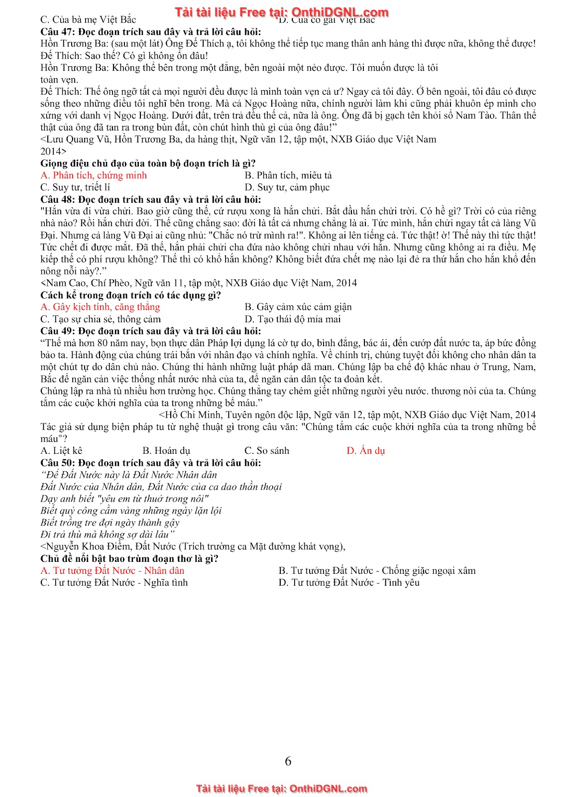 39 Đề ôn HSA - ĐỊnh tính