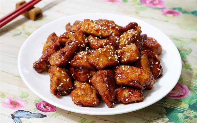 Thịt Gà Sốt Mật Ong