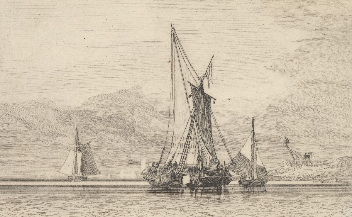 On the Medway ca 1838