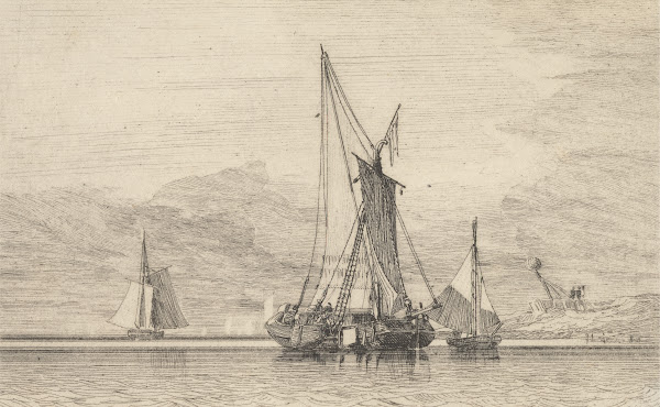 On the Medway ca 1838