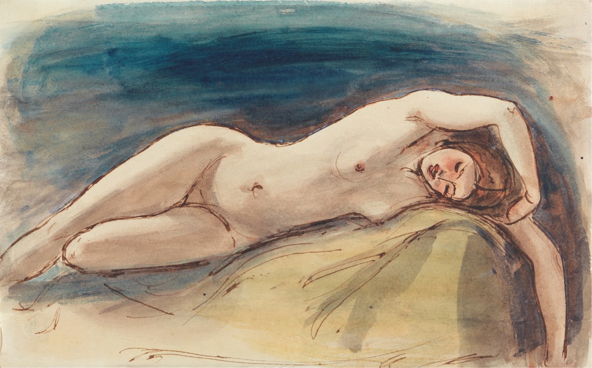 Reclining Female Nude after 1845