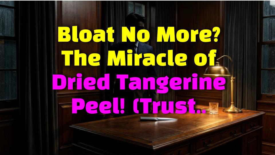 Bloat No More? The Miracle of Dried Tangerine Peel! (Trust Me, It Works)