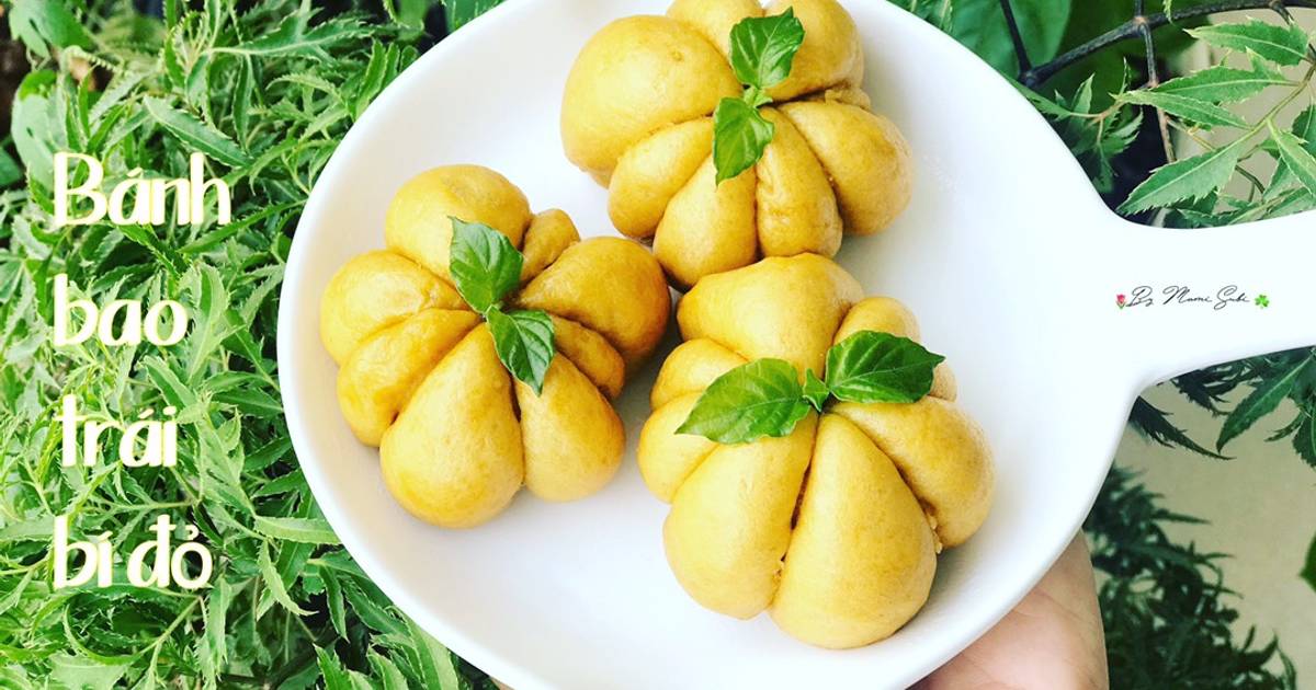 Bánh bao hình trái bí đỏ