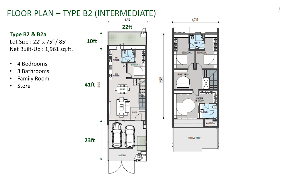 Jardin Residences 2 (Precinct 6A1) floor plan
