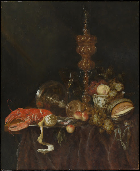 Still Life with Lobster and Fruit probably early 1650s