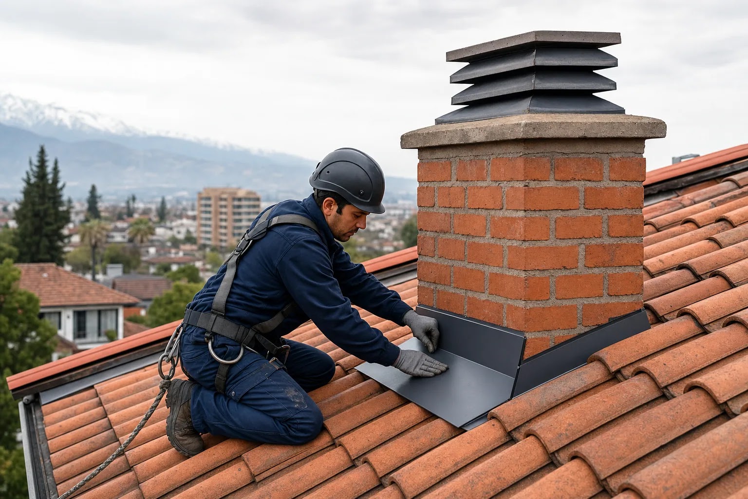 Sellado de chimeneas en Santiago
