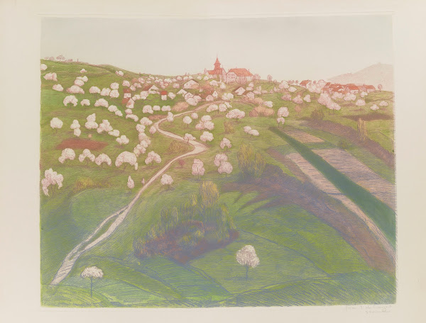 Vue de Belmont près de Lausanne n 2 1913