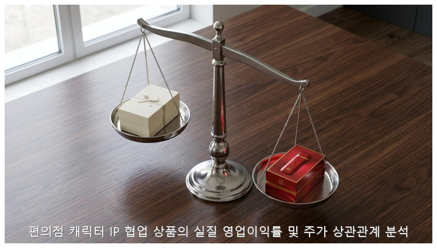 편의점 캐릭터 IP 협업 상품의 실질 영업이익률 및 주가 상관관계 분석 핵심 안내 및 분석 인포그래픽 (3)