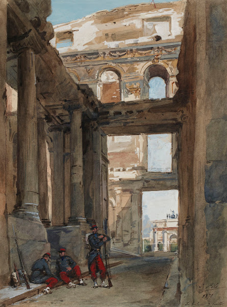 Ruines des Tuileries 7 juillet 1871 1871