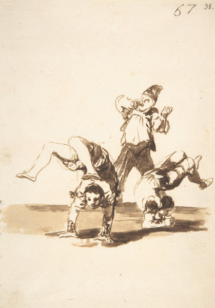 Three acrobats ca 181220