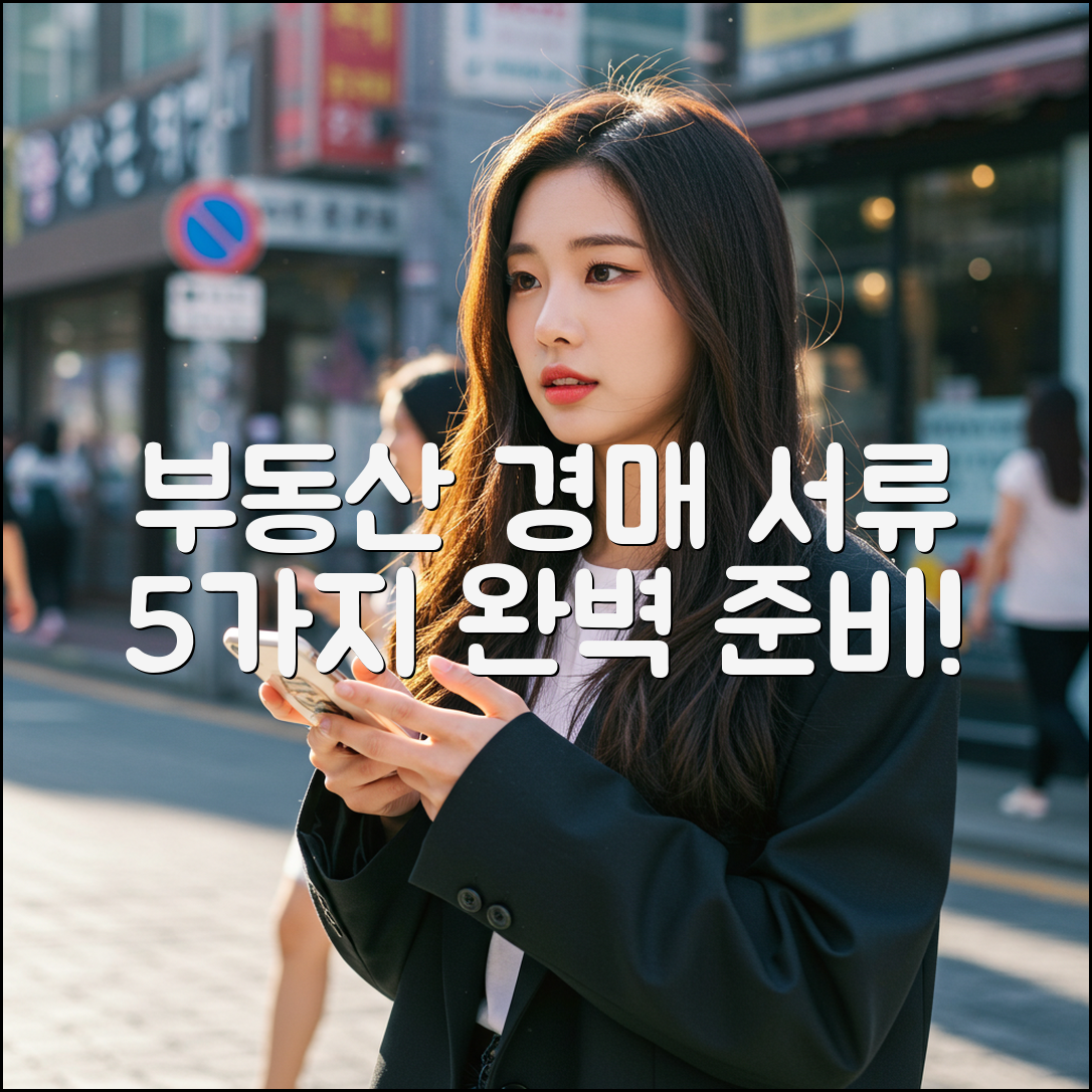 부동산 경매, 입찰 서류 5가지 완벽 준비!