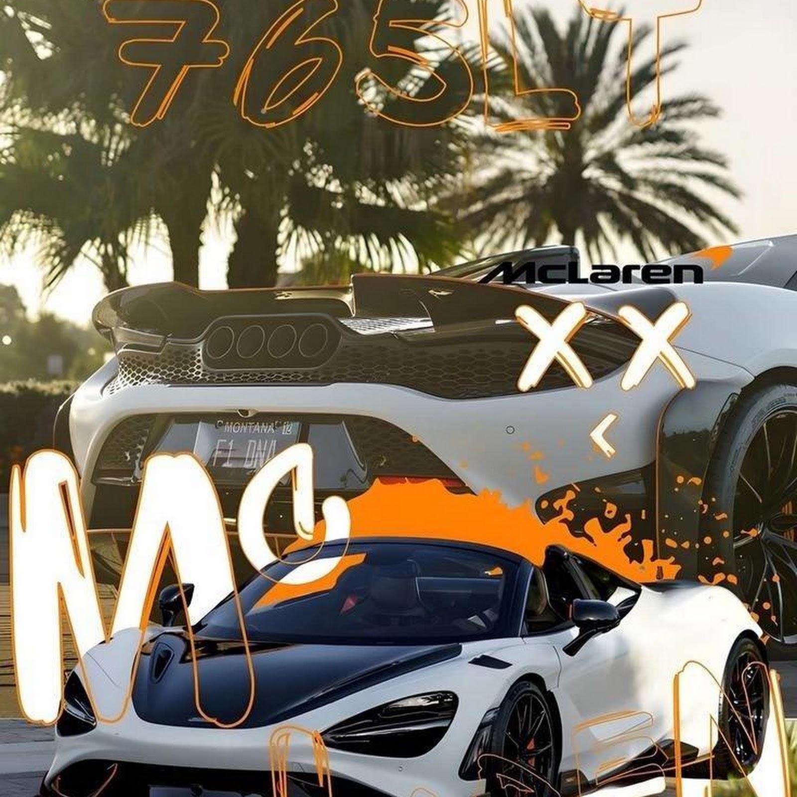 Download White McLaren 765LT Supercar iPhone