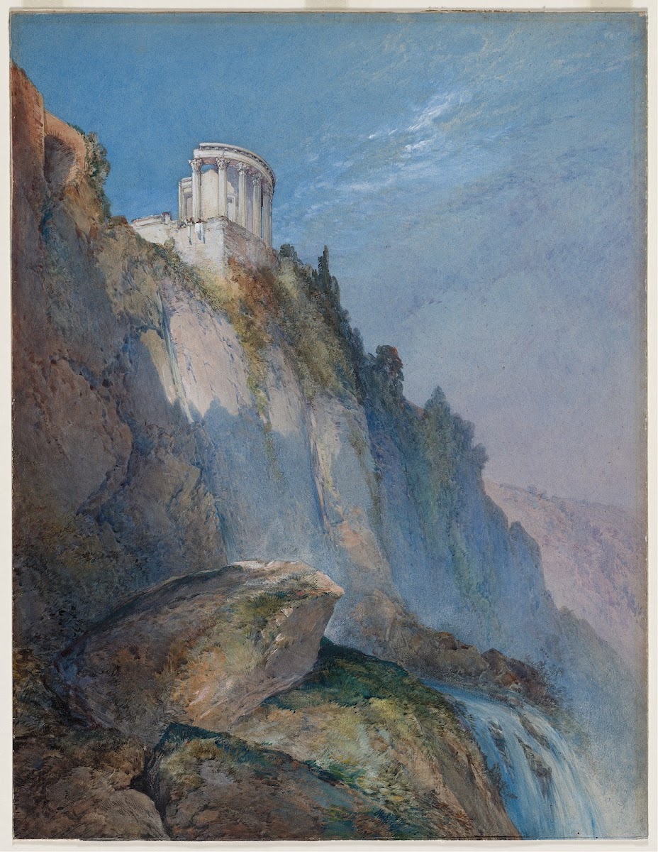 The Temple of Vesta and the Falls at Tivoli 1859