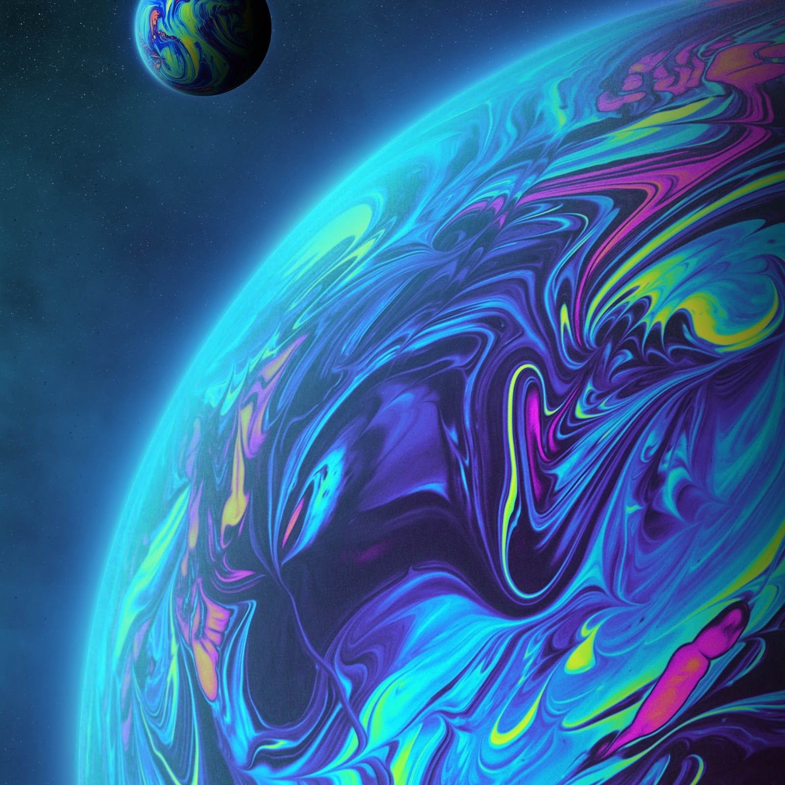 Download Fractal Art, Art, Idea, Abstract Art, Liquid 4K iPhone