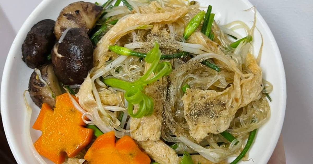 Miến xào chay ngày rằm.🤗