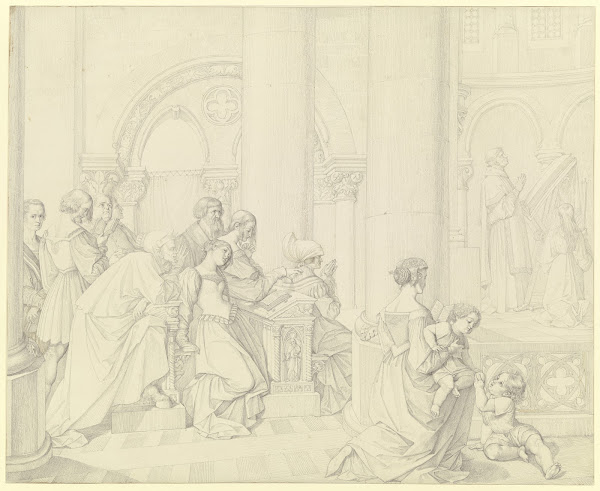 Scene in the cathedral 1811