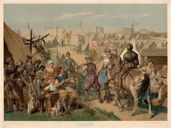 Lagerleben Zeit des dreissigjähringen Krieges 1893