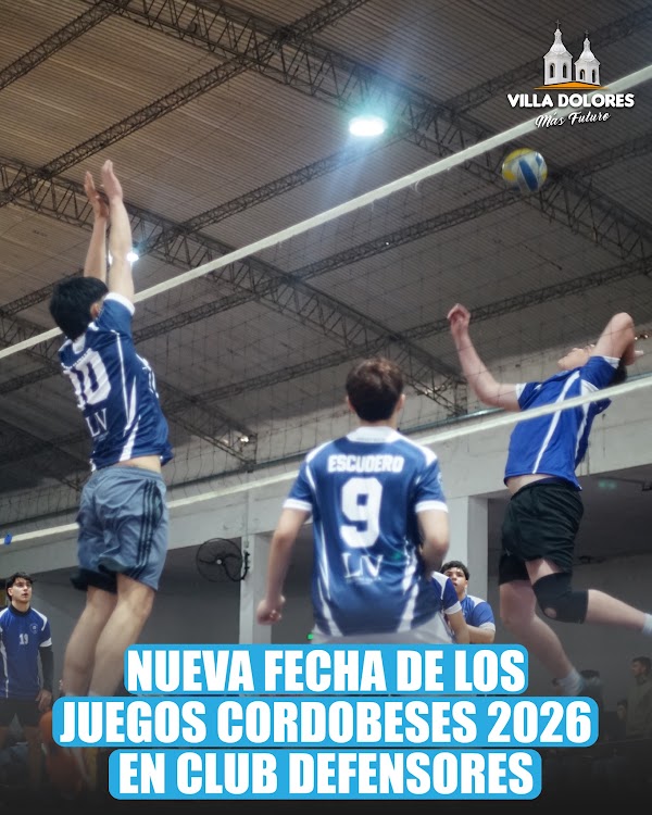 Juegos Cordobeses 2026 Vóley Masculino