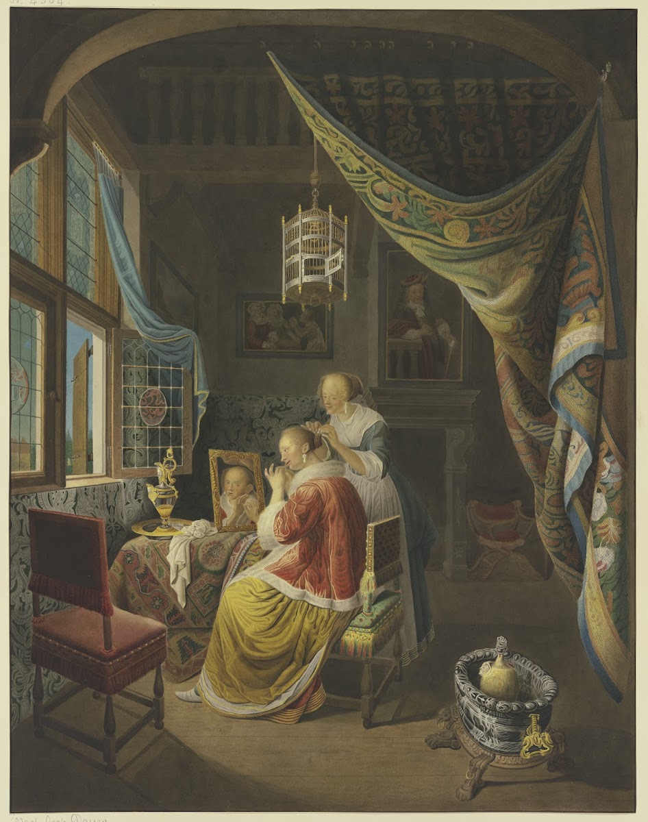 Young Lady at Her Toilette 1775  1800